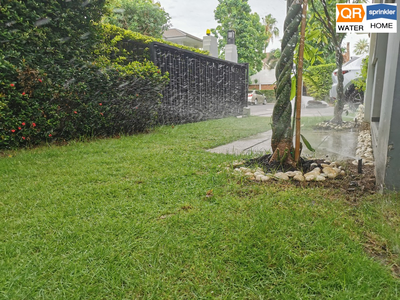 ระบบรดน้ำต้นไม้ ติดตั้งสปริงเกอร์