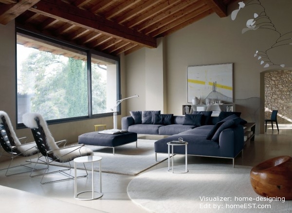 modern furnishing from b&b italia