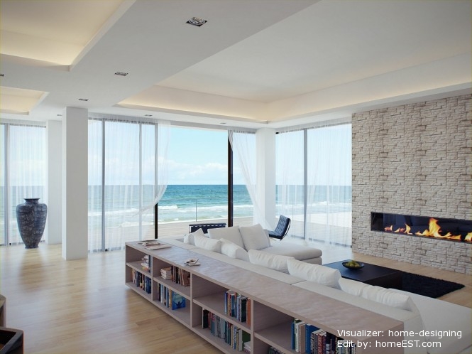 living rooms with great views