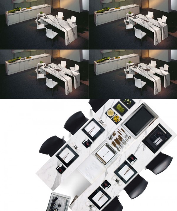 โต๊ะอาหารเก๋ ๆ ปรับ พับได้ 30 สไตล์