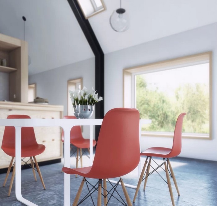 ห้องอาหารแบบทันสมัย ได้แรงบันดาลใจจาก nostalgic