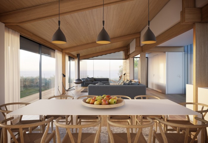 ห้องอาหารแบบทันสมัย ได้แรงบันดาลใจจาก nostalgic