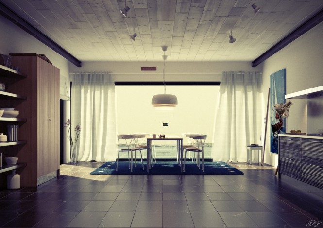 แต่งห้องอาหารให้เรียบ ๆ สบายตา