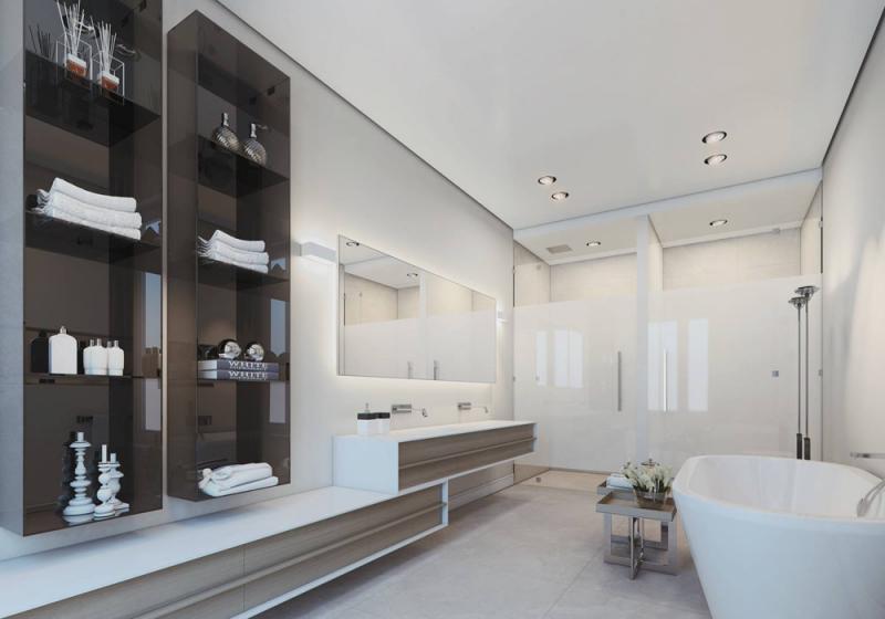 บ้านกับการออกแบบที่สวยงามในการแสดงผล 3d