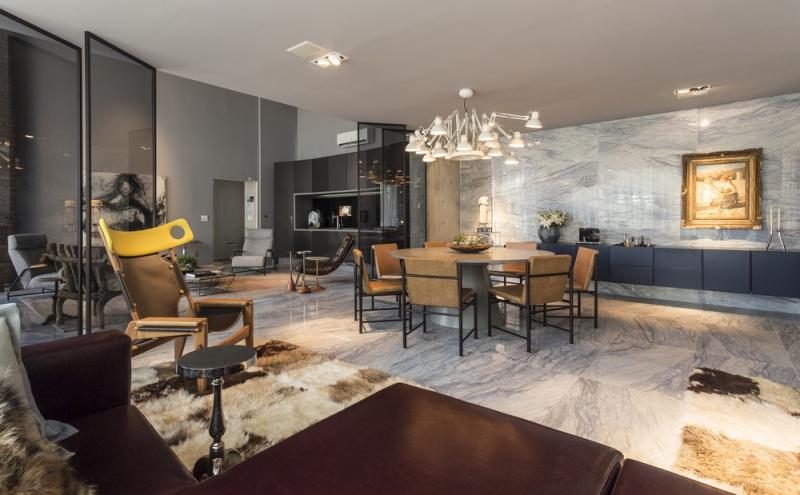 อพาร์ทเม้นแบบ ที่สมบูรณ์แบบระหว่างศิลปะและการออกแบบร่วมสมัยในบราซิล