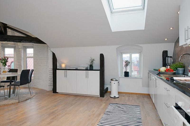 อพาร์ทเม้นที่สวยหรูและการออกแบบที่น่าสนใจ