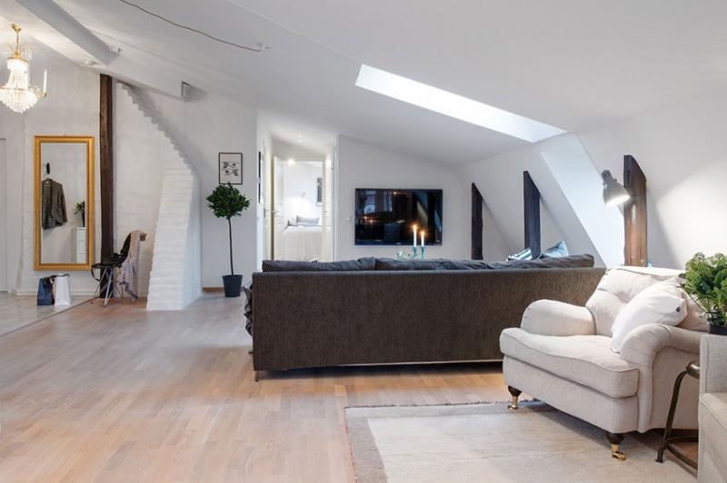 อพาร์ทเม้นที่สวยหรูและการออกแบบที่น่าสนใจ