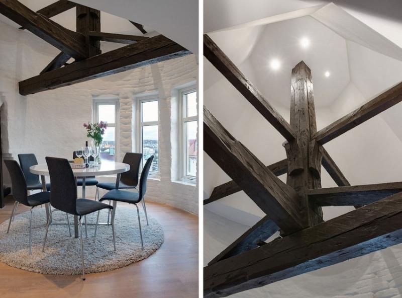 อพาร์ทเม้นที่สวยหรูและการออกแบบที่น่าสนใจ