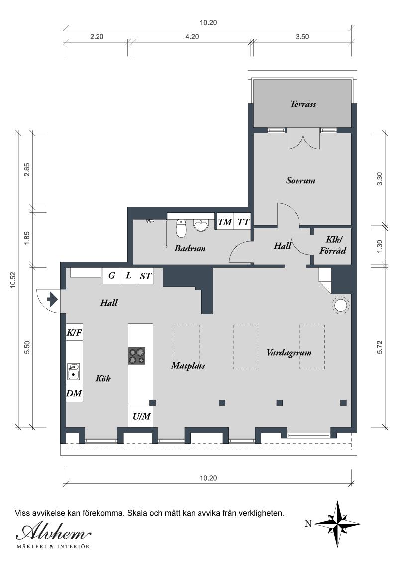 อพาร์ทเม้นการออกแบบสแกนดิเนเวียน