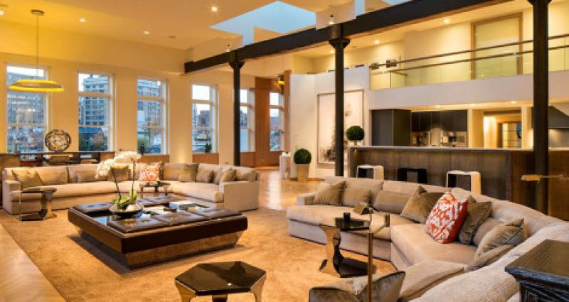 อพาร์ทเม้นแบบ ไม้และอิฐเพิ่มการออกแบบแบบดั้งเดิมในย่าน luxurious soho loft