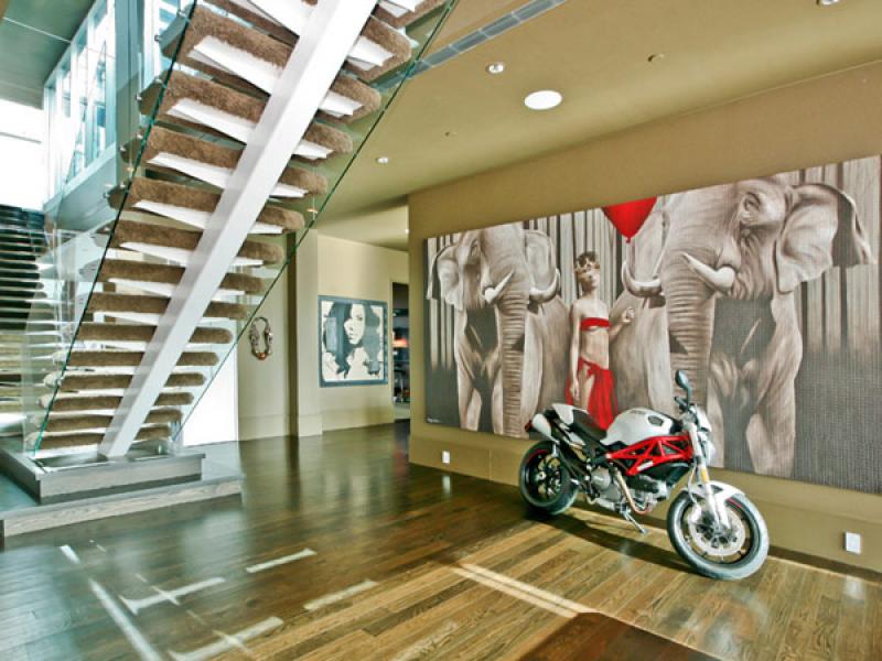 อพาร์ทเม้นแบบ ไม้และอิฐเพิ่มการออกแบบแบบดั้งเดิมในย่าน luxurious soho loft