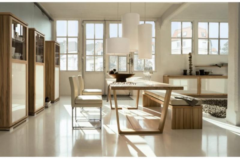 ห้องอาหารเรียบ ดูทันสมัย