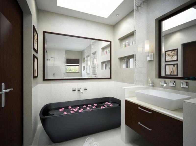 แรงบันดาลใจ แต่งห้องน้ำแบบโมเดิร์น