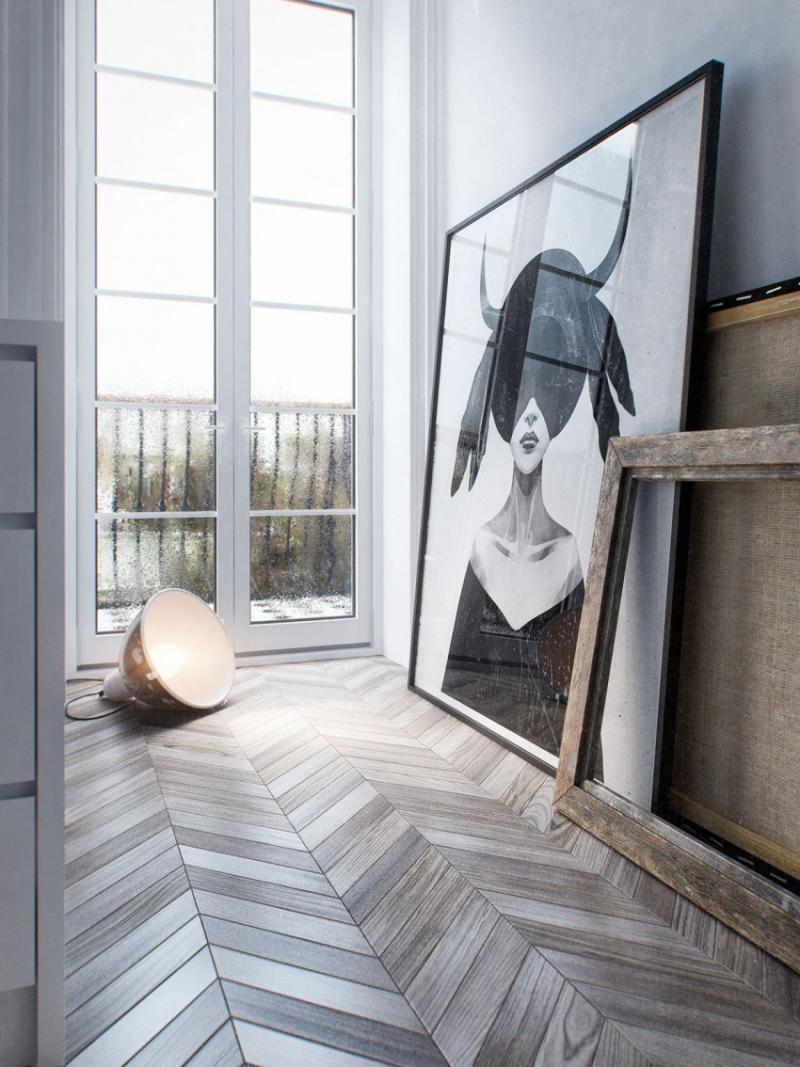 อพาร์ทเม้นแบบ  โมเดิร์น ศิลปะและสถาปัตยกรรม