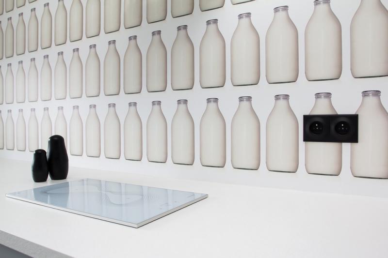 อพาร์ทเม้นแบบ น่ารักขาวดำสตูดิโอ