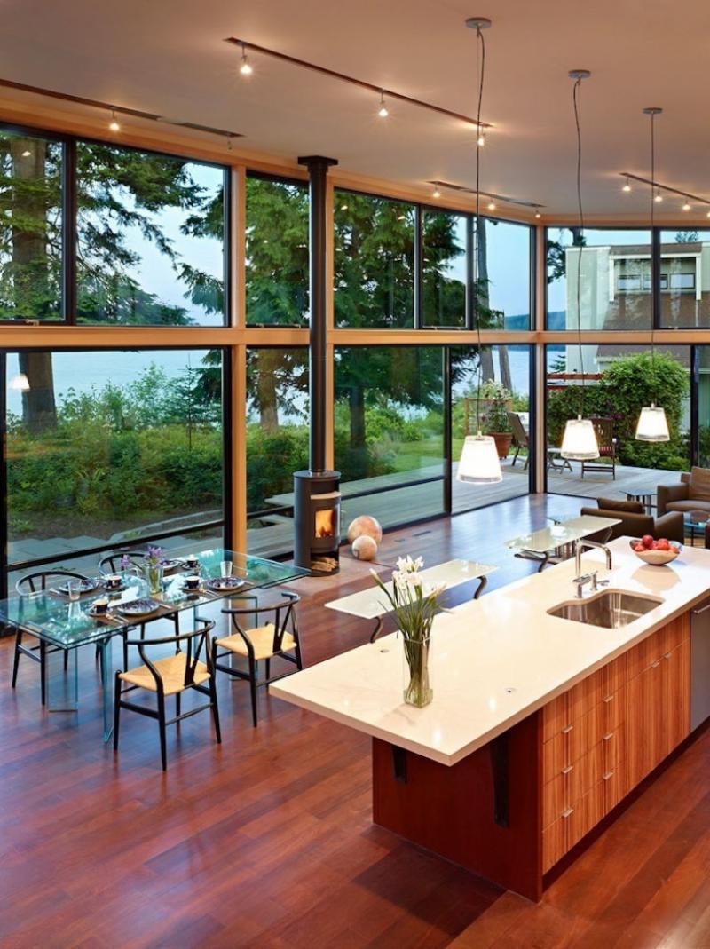 บ้านโมเดิร์น ทันสมัย ธรรมชาติกลางป่า ริมอ่าว