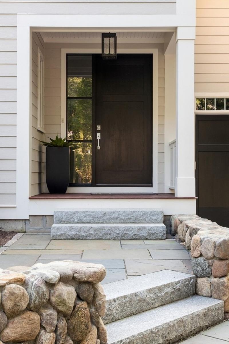 บ้านสีขาว กับความทันสมัย บรรยากาศแห่งความร่มรื่น