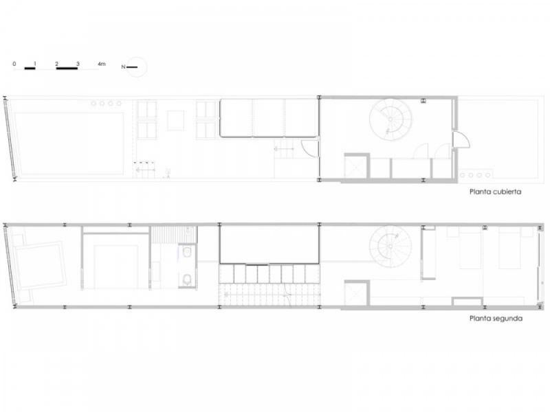 บ้านทาวน์เฮ้าส์หน้าแคบ 12 ฟุต โปร่งโล่งมองเห็นความโปร่ง
