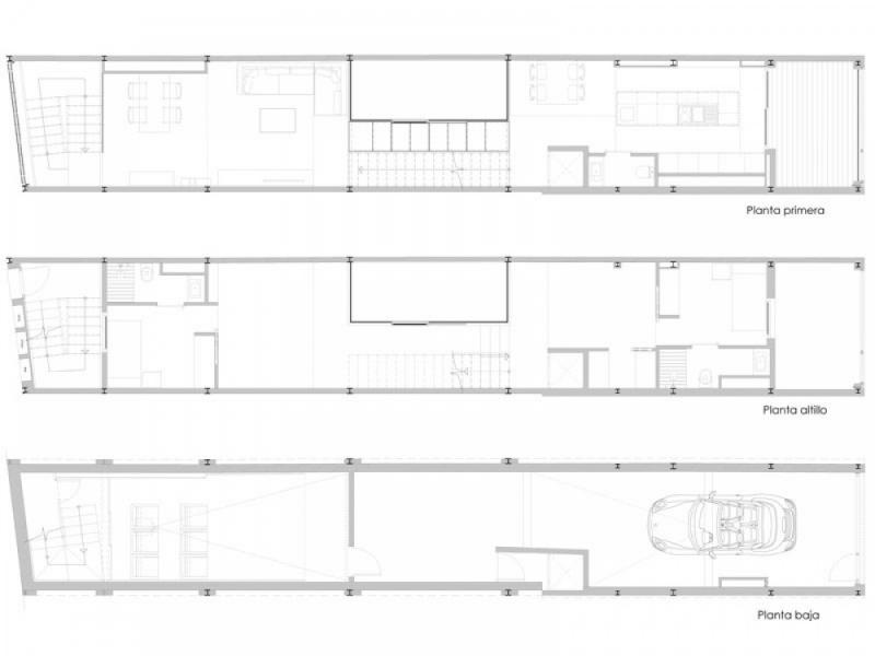 บ้านทาวน์เฮ้าส์หน้าแคบ 12 ฟุต โปร่งโล่งมองเห็นความโปร่ง