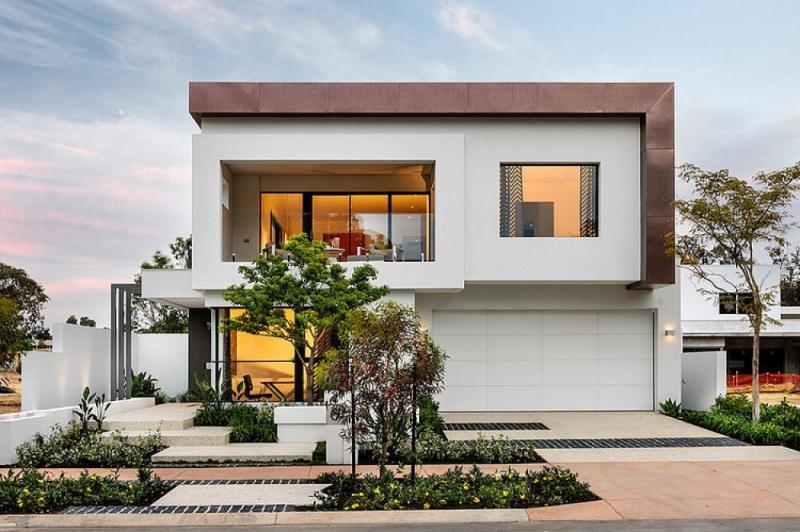 บ้านแสนสุข ดีไซน์สวยทันสมัยสไตล์โมเดิร์น