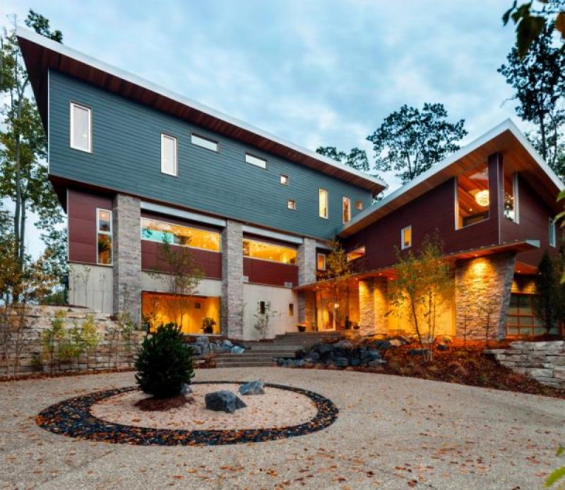 แบบบ้านอีโคโมเดิร์น ผสานสองความต่าง ชนบทและทันสมัย