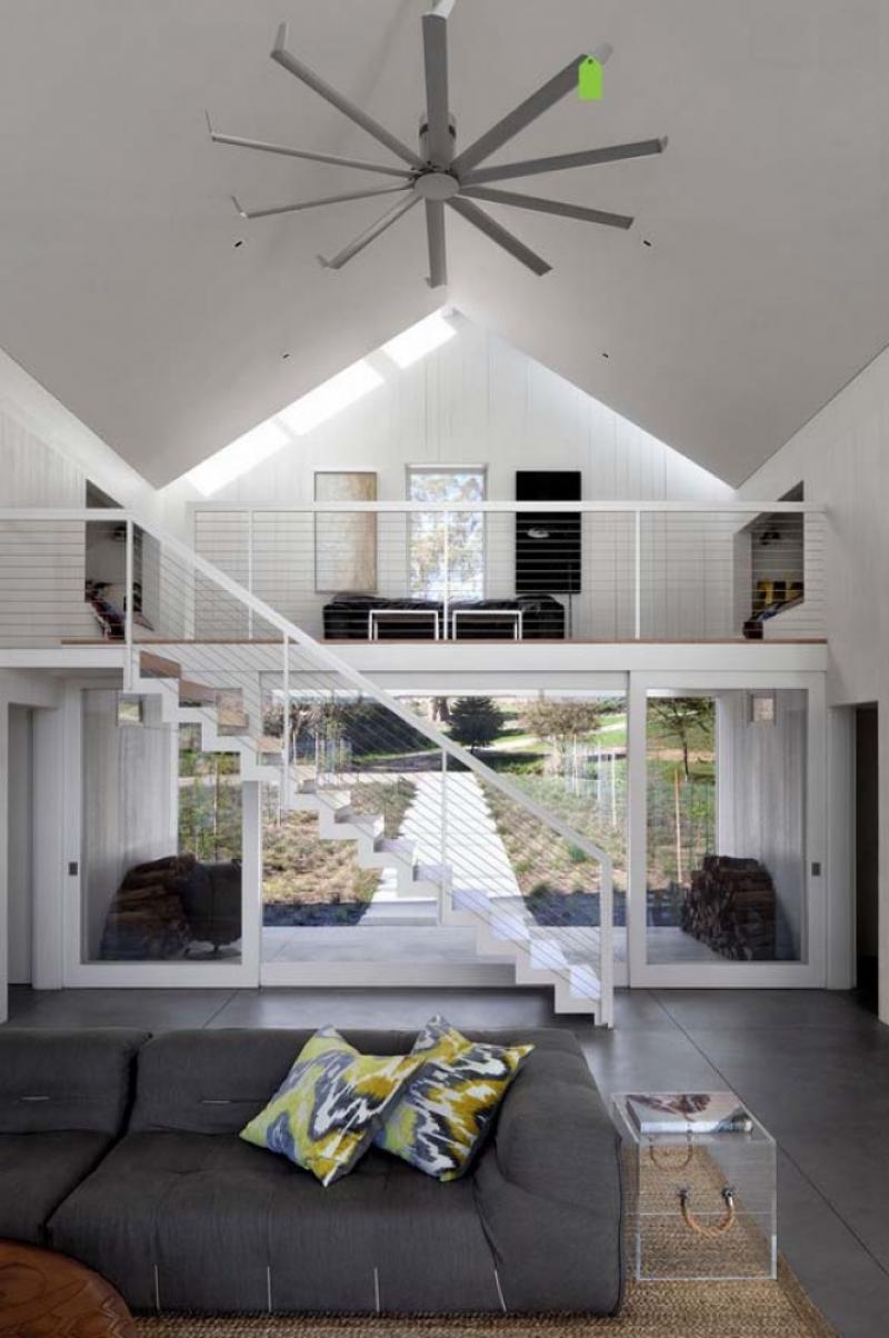 บ้านสวยชนบท บ้านสีขาวหลังงามสไตล์ฟาร์มเฮ้าส์