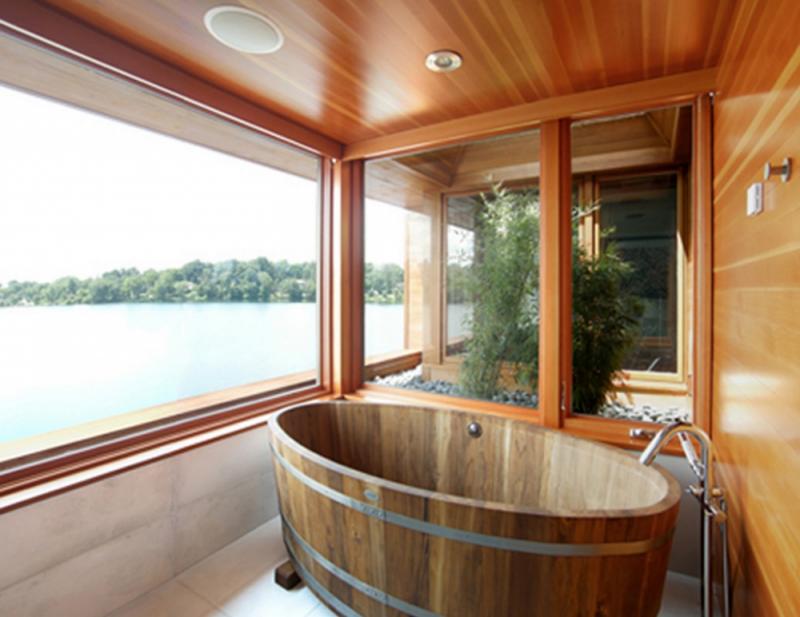 บ้านสไตล์คอทเทจ บรรยากาศสุดชิลริมทะเลสาบส่วนตัว