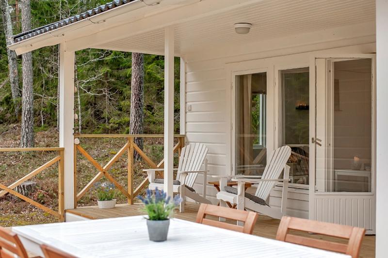 บ้านไม้ชั้นเดียว สไตล์คอทเทจ 57 ตารางเมตร ท่ามกลางชนบทในสวีเดน