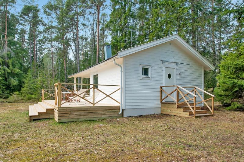 บ้านไม้ชั้นเดียว สไตล์คอทเทจ 57 ตารางเมตร ท่ามกลางชนบทในสวีเดน