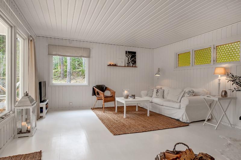 บ้านไม้ชั้นเดียว สไตล์คอทเทจ 57 ตารางเมตร ท่ามกลางชนบทในสวีเดน