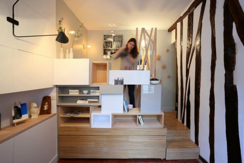 ห้องพักขนาดเล็ก 12 ตารางเมตร มินิสตูดิโอ