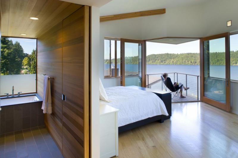 บ้านสวย ออกแบบสไตล์ร่วมสมัยในวอชิงตัน