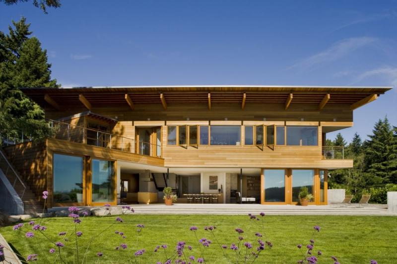 บ้านสวย ออกแบบสไตล์ร่วมสมัยในวอชิงตัน