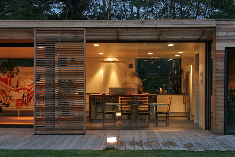 บ้านไม้ชั้นเดียว แบบโมเดิร์น ในสวีเดน