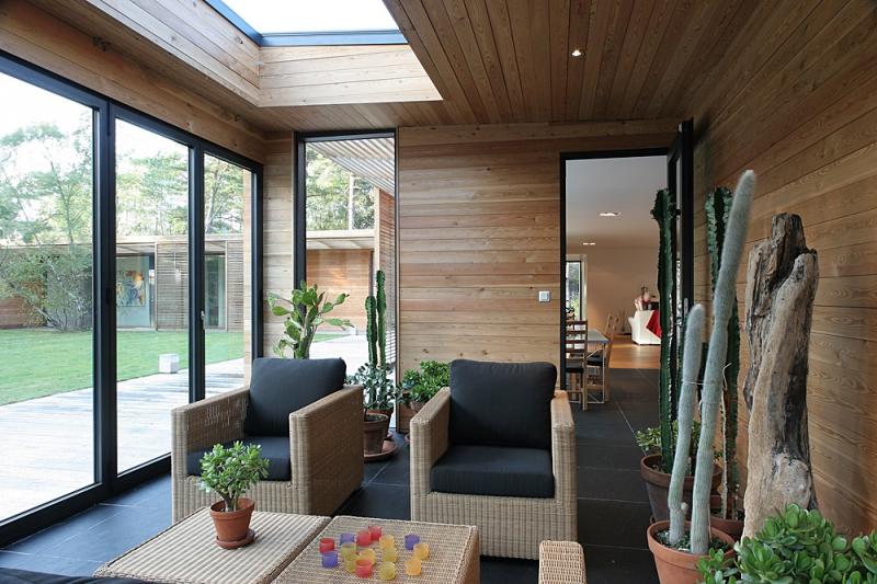 บ้านไม้ชั้นเดียว แบบโมเดิร์น ในสวีเดน