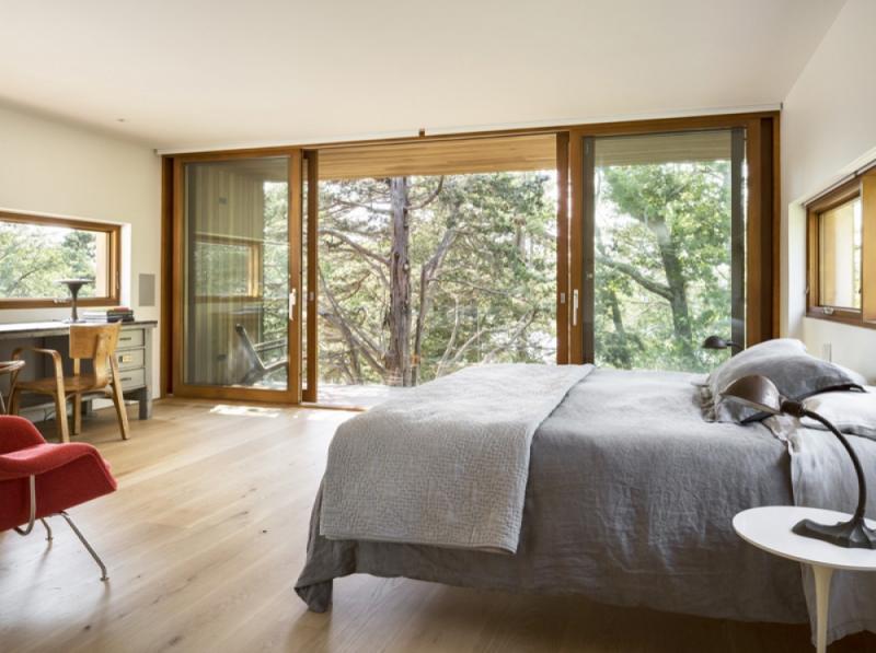 บ้านเก่าได้รับการรีโนเวทใหม่ ท่ามกลางธรรมชาติ