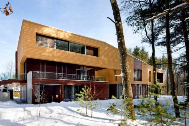 บ้านไม้ โมเดิร์นหลากฤดู ดีไซน์บ้านก็ดูเข้าทีกับธรรมชาติ