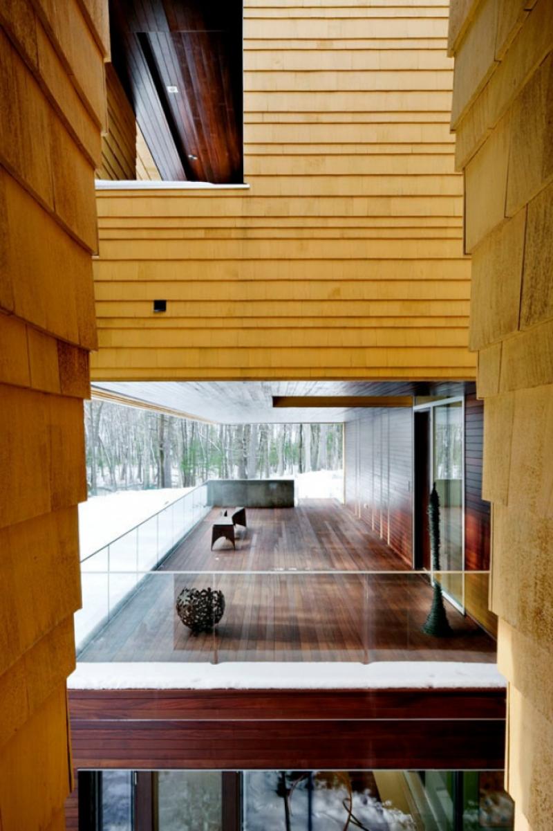 บ้านไม้ โมเดิร์นหลากฤดู ดีไซน์บ้านก็ดูเข้าทีกับธรรมชาติ