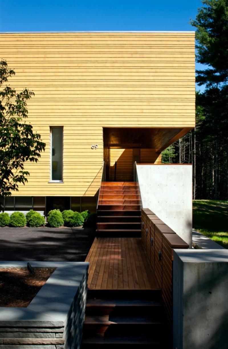 บ้านไม้ โมเดิร์นหลากฤดู ดีไซน์บ้านก็ดูเข้าทีกับธรรมชาติ