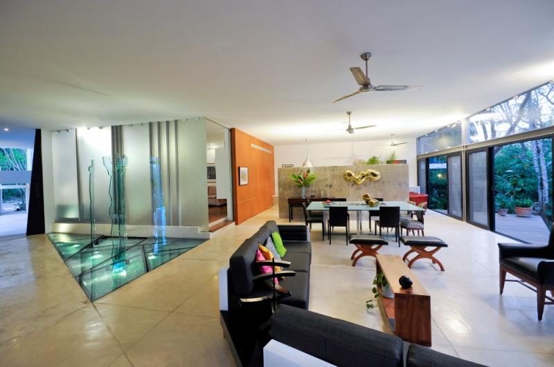 แบบบ้านสวยหลังนี้ ด้วยงานศิลปะธรรมชาติ ที่อวดโชว์กิ่งก้านสาขาได้อย่างงดงาม