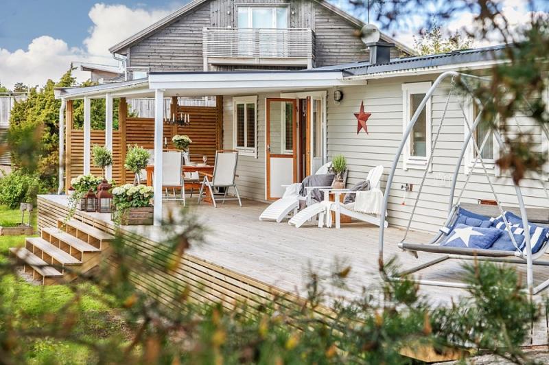 บ้านกระท่อมสีขาวชั้นเดียว เสน่ห์ริมทะเล