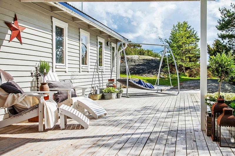 บ้านกระท่อมสีขาวชั้นเดียว เสน่ห์ริมทะเล