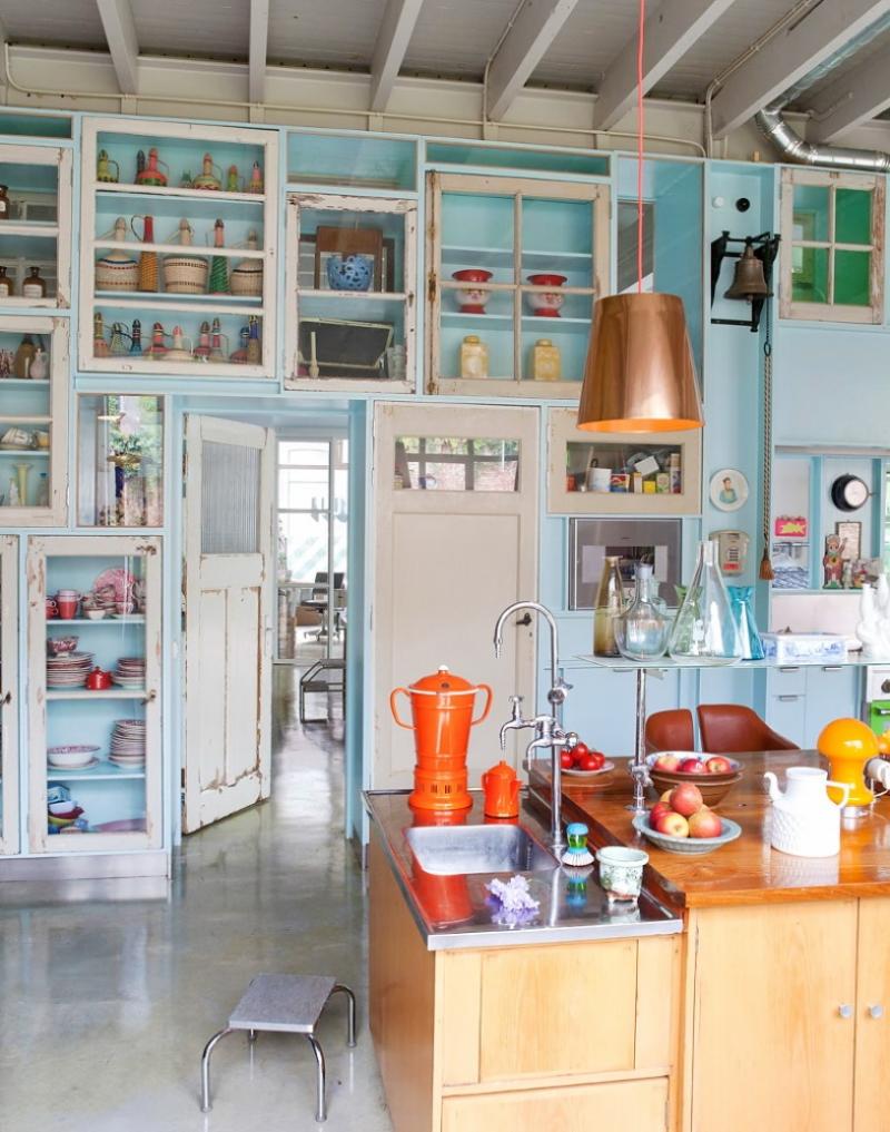 บ้านสวยวินเทจ ความสนุกสดในของโทนสี แรงบันดาลใจจากโรงรถในอดีต