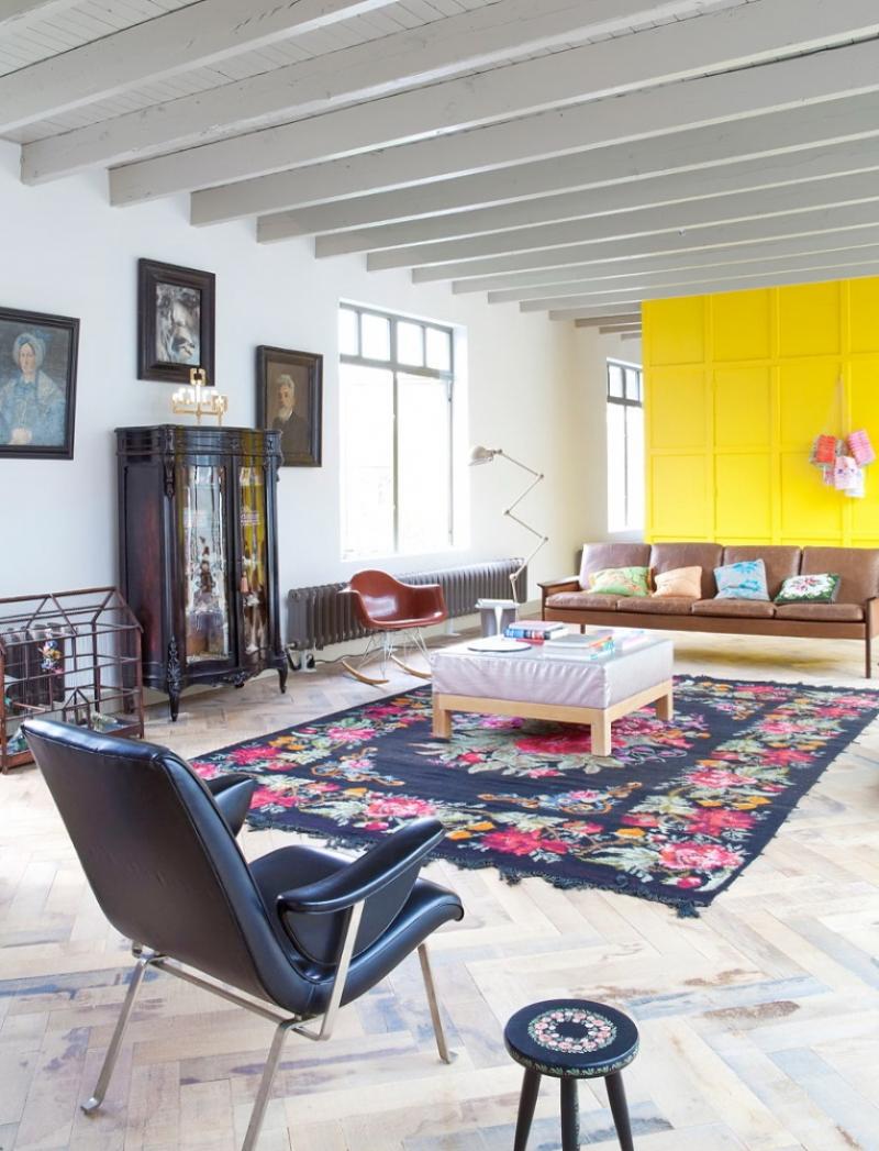 บ้านสวยวินเทจ ความสนุกสดในของโทนสี แรงบันดาลใจจากโรงรถในอดีต