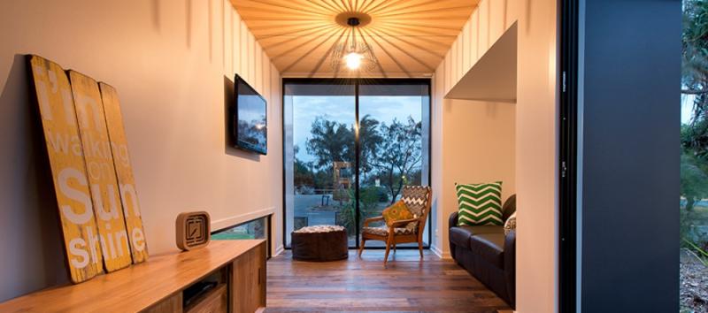 บ้านตู้คอนเทนเนอร์ สวย โมเดิร์น beach box buddina