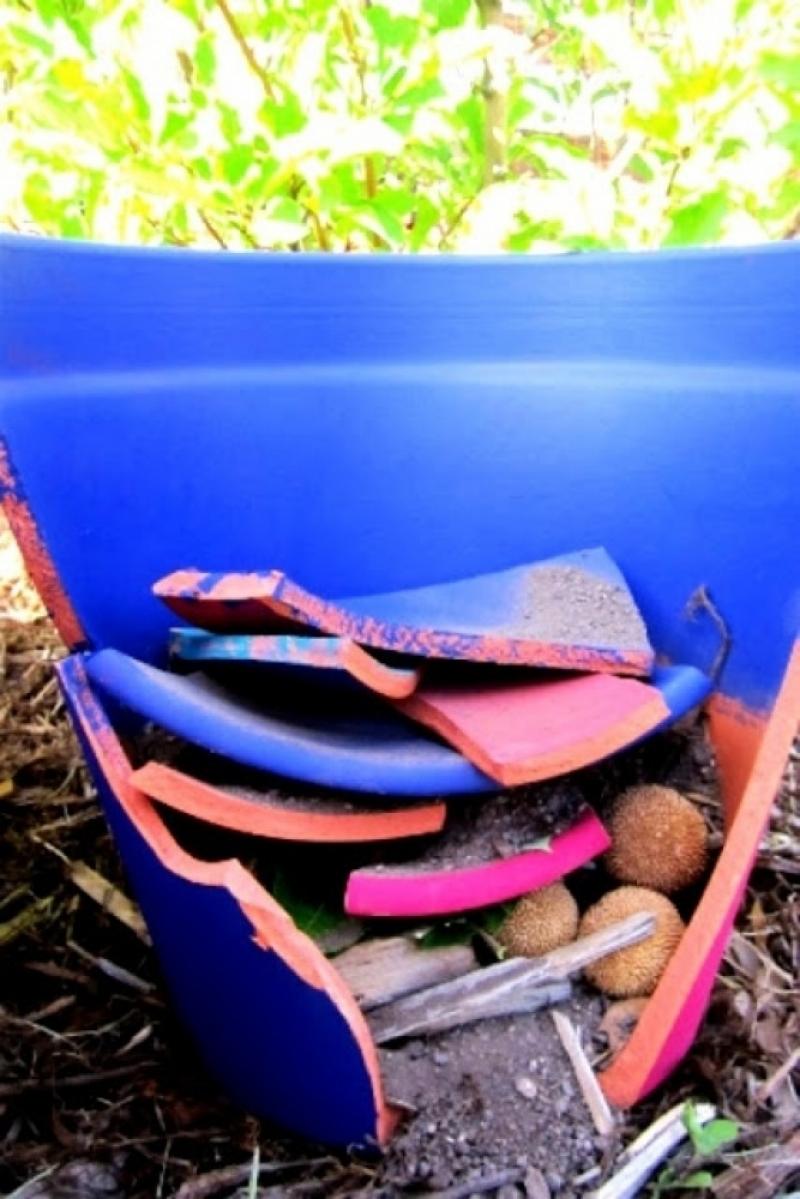 จัดสวนจิ๋วจากกระถางดินเผา เศษวัสดุเหลือใช้ ทำได้เอง diy สวนจิ๋ว