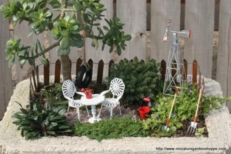 จัดสวนdiy ประดิษฐ์ขนาดเล็ก สวนจิ๋ว