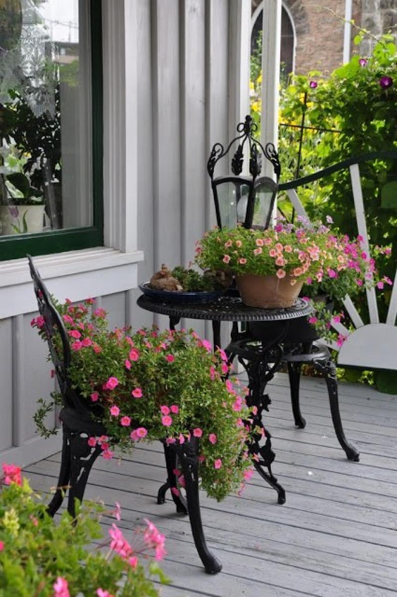 การจัดสวน กระถางดอกไม้ 30 ไอเดีย