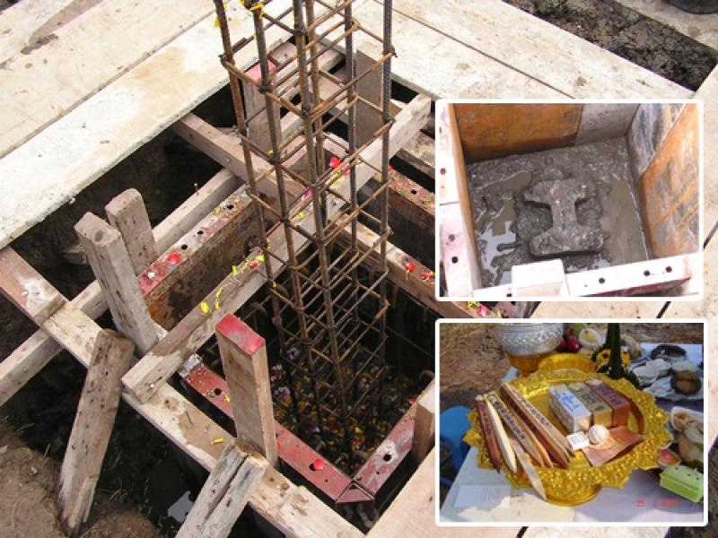 วิธีลงเสาเอก เสริมมงคลบ้าน