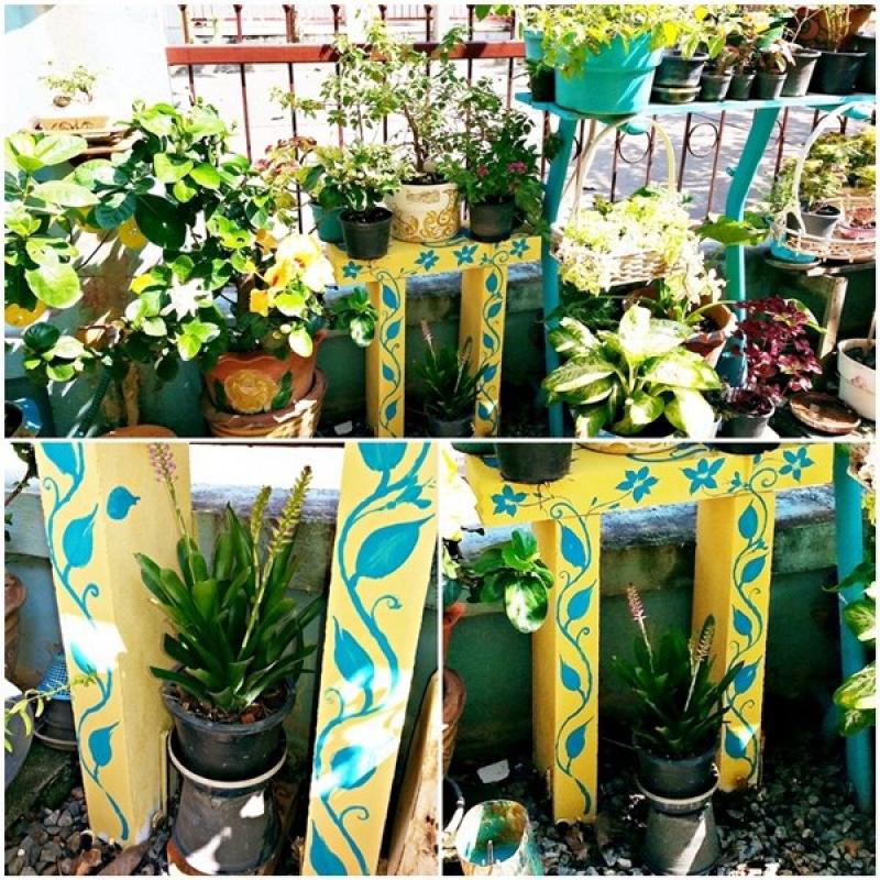 วิธีทำที่วางต้นไม้แบบ d.i.y. ง่ายๆ